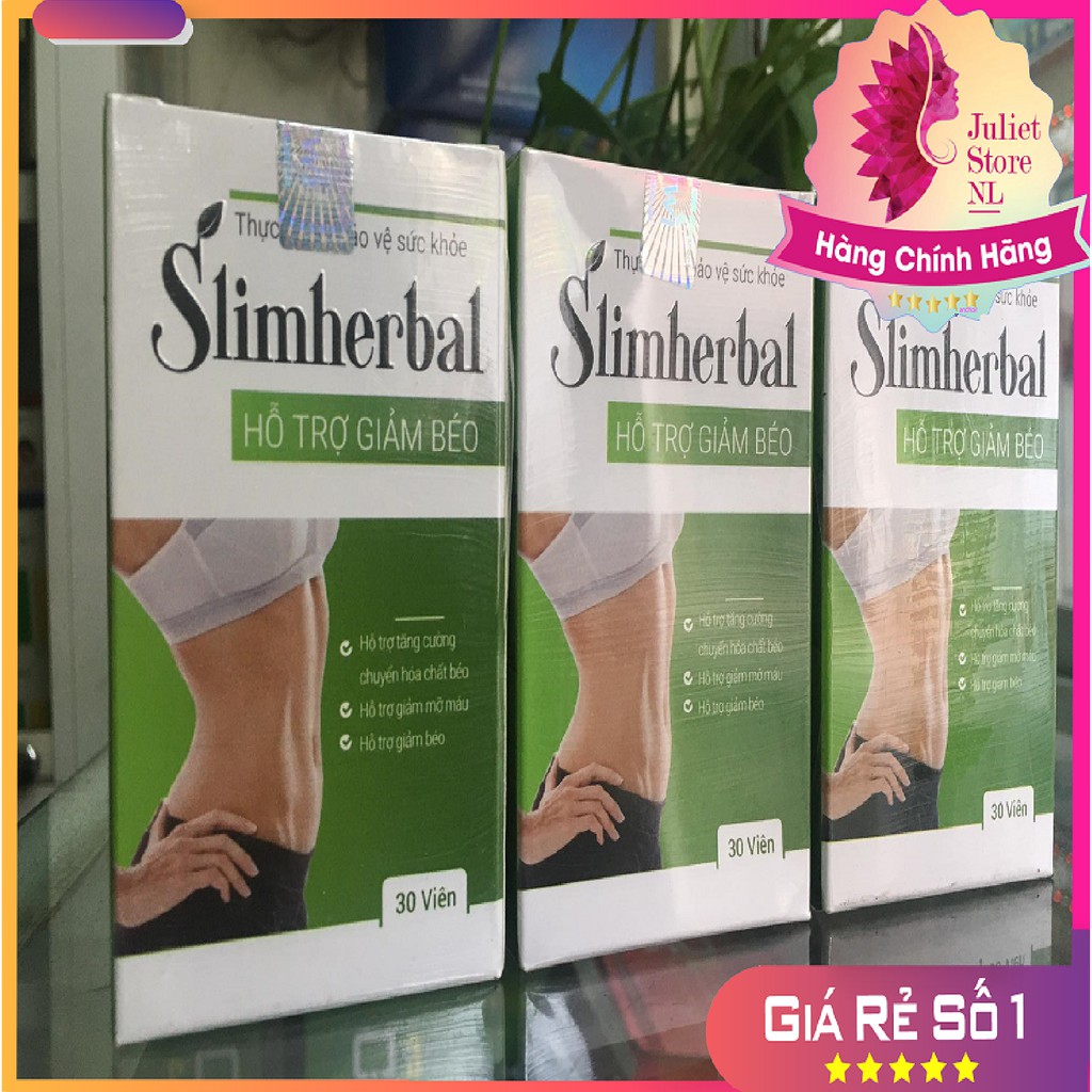 GIẢM CÂN NHANH SLIM HERBAL VIÊN UỐNG GIẢM CÂN ĐẸP DA HIỆU QUẢ THẦN TỐC 7-10KG KHÔNG GÂY MẤT NƯỚC MỆT MỎI CHÍNH HÃNG