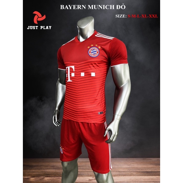 [ĐỒ ĐÁ BANH GIÁ RẺ] - Set bộ đồ đá banh CLB Bayern Munich - Đủ mẫu, đủ màu - Vải thun lạnh - hàng sẵn có