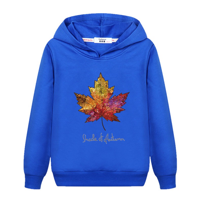 Autumn Design Maple Leaf Weed 3D Print Hooded Sweatshirt Pullover Hoodies