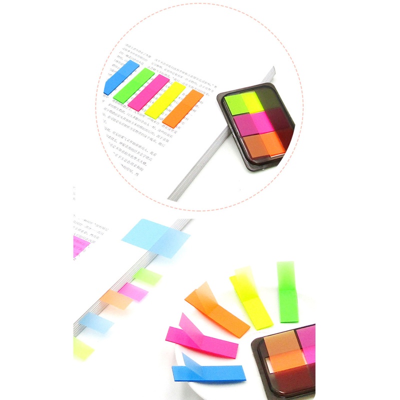 Seng Nhãn Chỉ Số PET Chống Thấm Nước Với Hộp Đựng Cho Giấy Ghi Chú