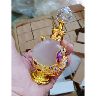 Công nhỏ vàng 17ml vỏ chai đựng tinh dầu dubai cao cấp đẹp hơn tất cả,