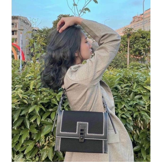 Túi xách da nữ cnk size 22