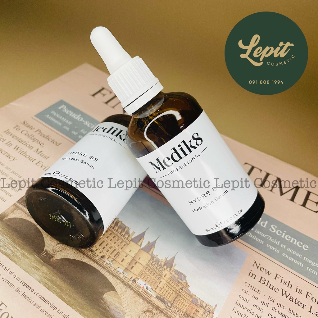 Serum dưỡng ẩm và phục hồi da Medik8 Hydr8 B5 30ml và 60ml