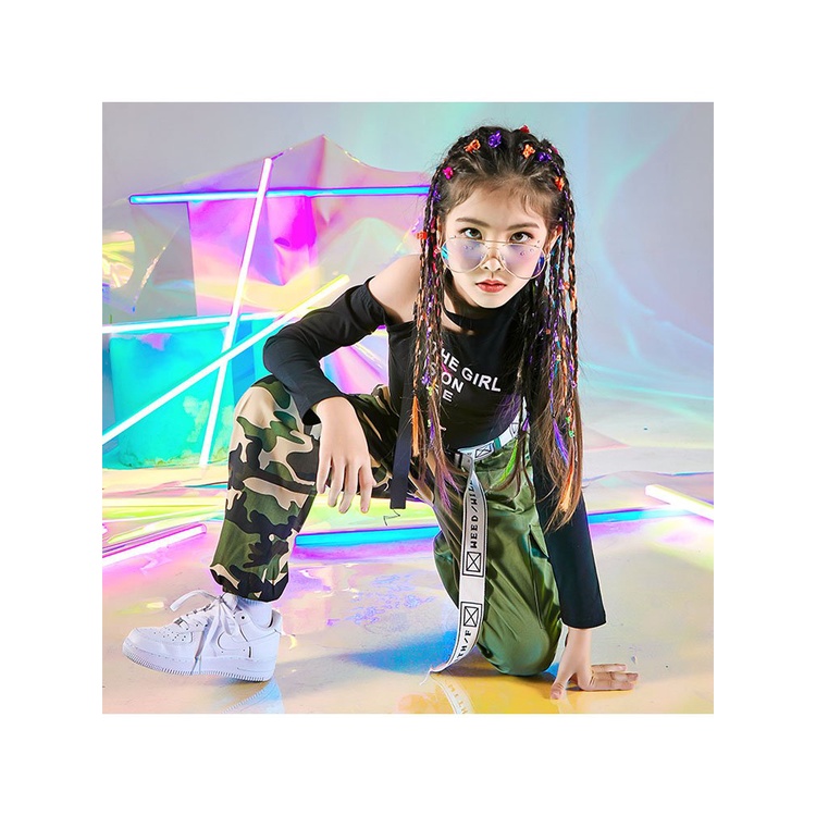 Bộ Trang Phục Nhảy Hiphop Thời Trang Thu Đông Dành Cho Bé Gái 3.27