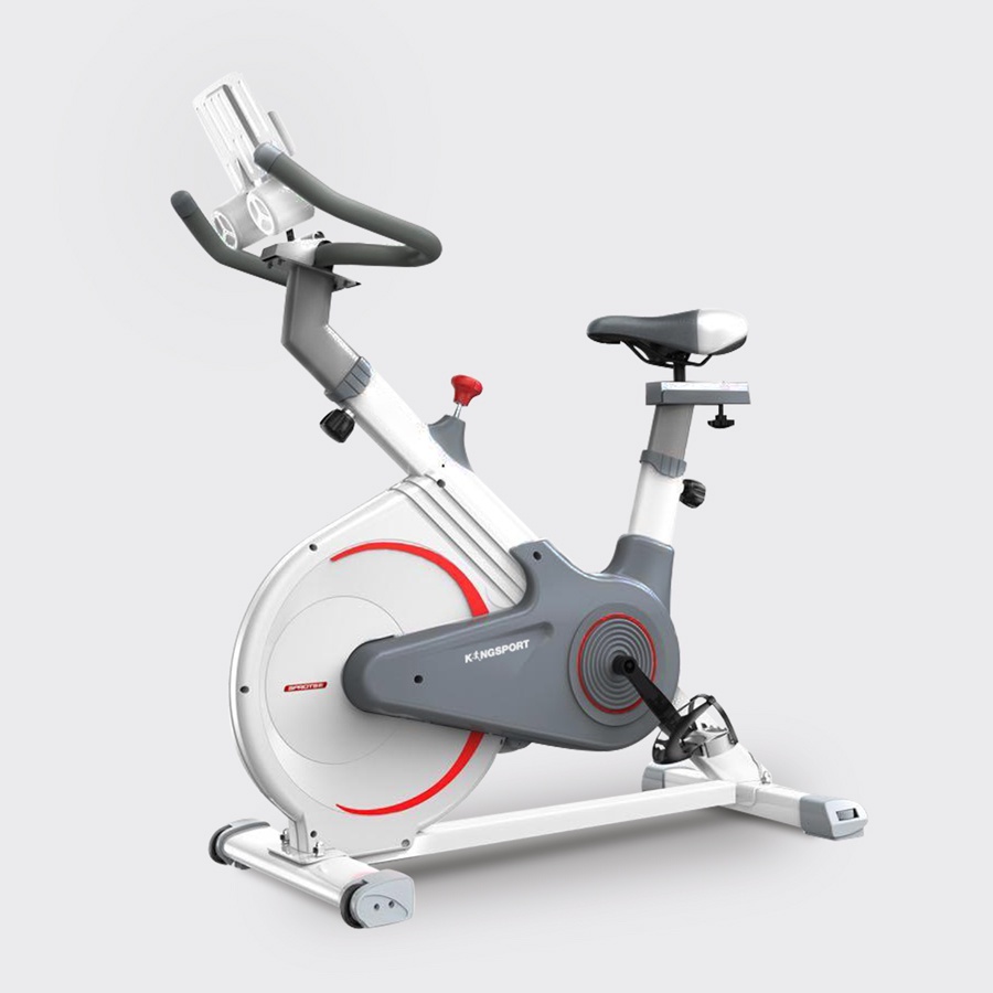 Xe đạp tập thể dục tại nhà Kingsport BK-5812 tải trọng tối đa 120kg, tích hợp đồng hồ thông minh đo các thông số khi tập