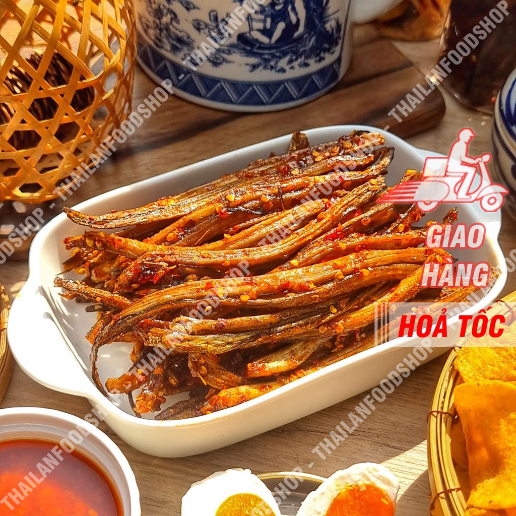 Khô Cá Kèo Sate Ram Giòn Lon 250Gram - Ăn Liền