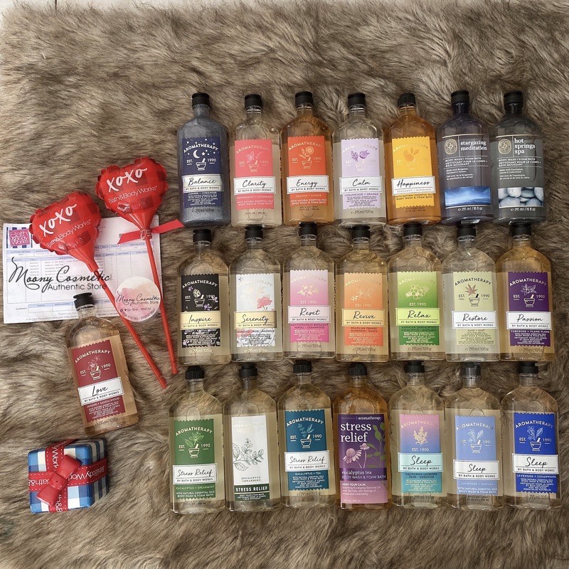 Sữa tắm thư giãn Bath And Body work 295ml có bill ảnh