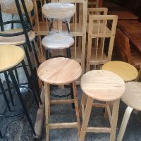 GHẾ ĐÔN GỖ CAO 70CM