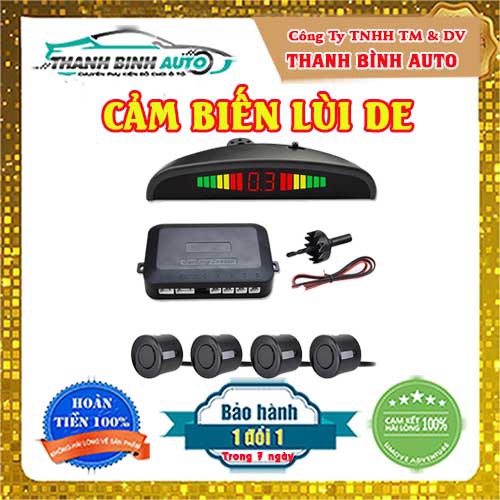 Máy Cảm Biến Lùi De 4 Mắt Cảnh Báo Va Chạm Lùi Xe An Toàn - Thanh Bình Auto