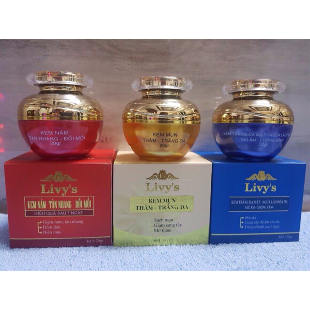 Kem Dưỡng Trắng Da Face Livythái