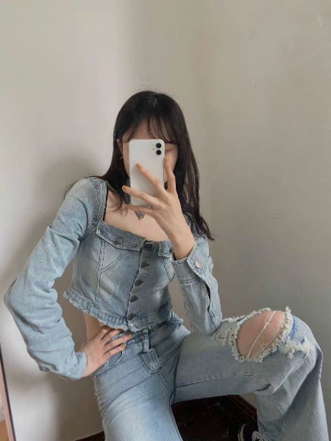 Áo sơ mi cut out Lisa Thanh xuân có bạn 2