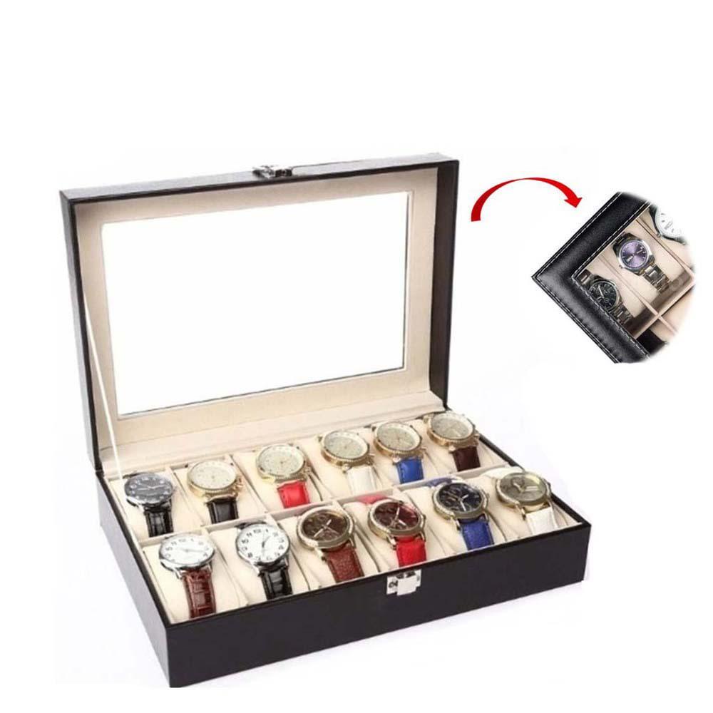 Hộp Gỗ Đựng Đồng Hồ 12 Ngăn Tiện Dụng Cho Nữ