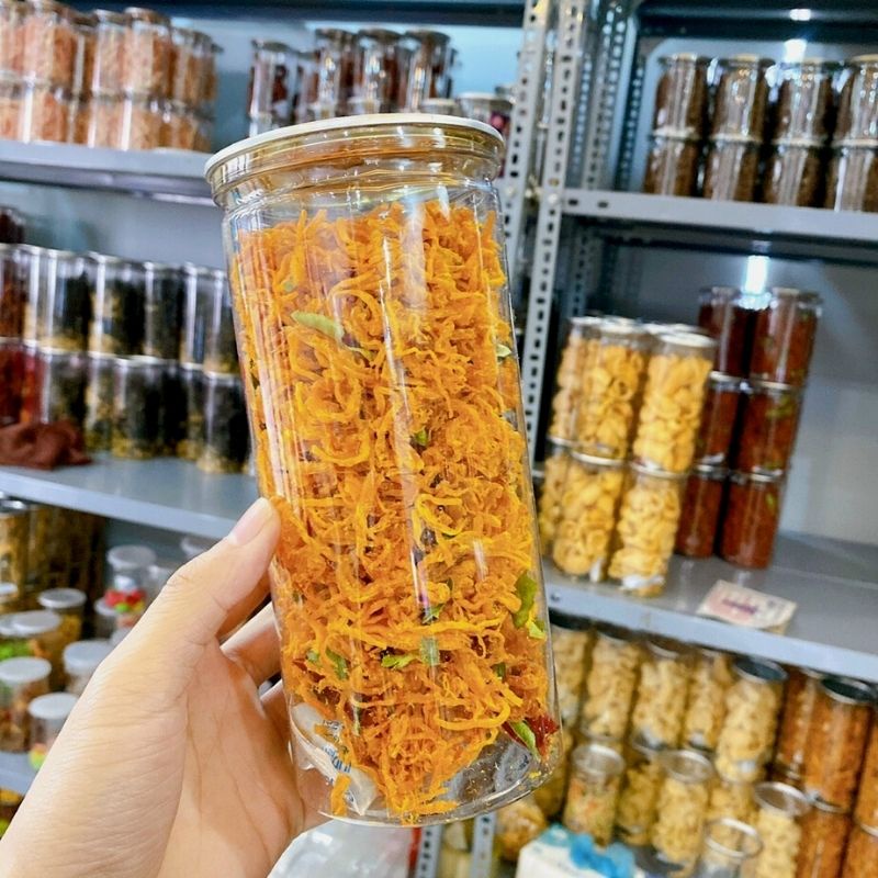 Khô gà lá chanh 300gr MlemMlem đồ ăn vặt vừa ngon vừa rẻ | BigBuy360 - bigbuy360.vn