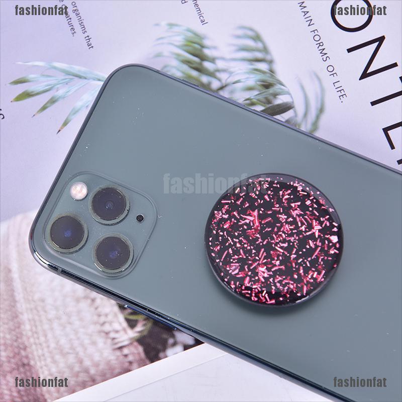 [Iron] Universal epoxy Round Shape Phone Holder Expanding Finger Grip Stand