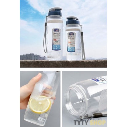 Bình nước , bình nhựa thể thao Lock&Lock Handy Bottle 500ml ABF721 và 700ml ABF722