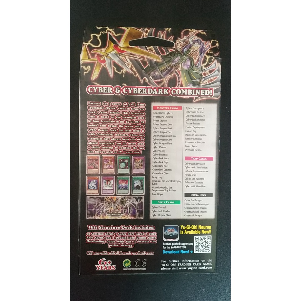 Bộ bài YUGIOH STRUCTURE DECK: CYBER STRIKE