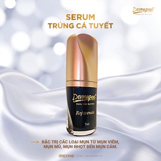 Serum Trứng Cá Tuyết Dermapeel+ 7ml - Sạch Mụn - Kiểm Soát Nhờn - Se Khít Lỗ Chân Lông - Chống Lão Hóa - Trắng Sáng