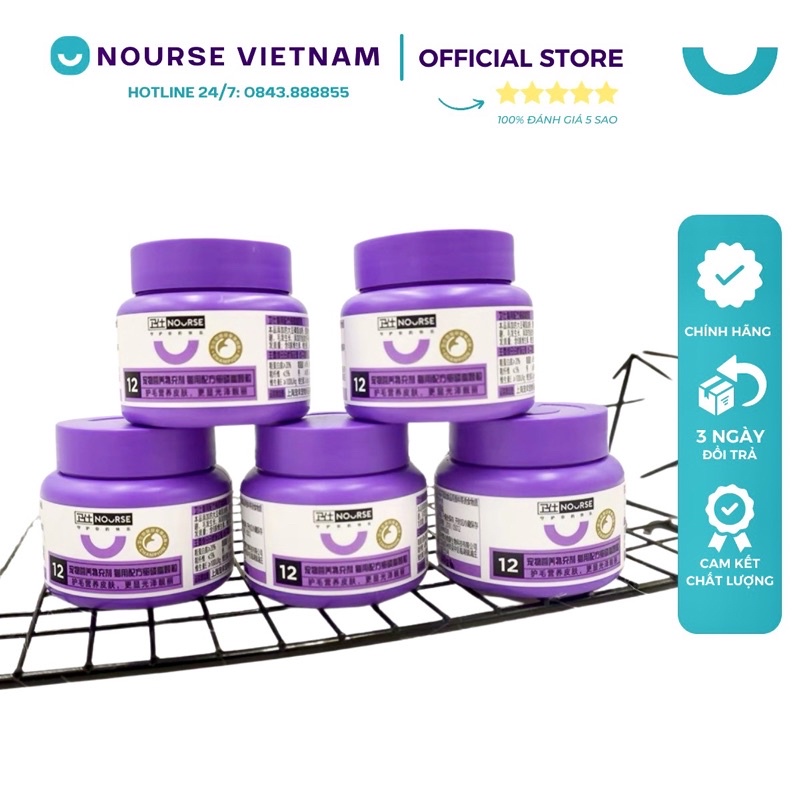 Nourse 12 Dưỡng lông cho mèo Ngăn ngừa rụng lông Phục hồi lông NourseVietnam NM12