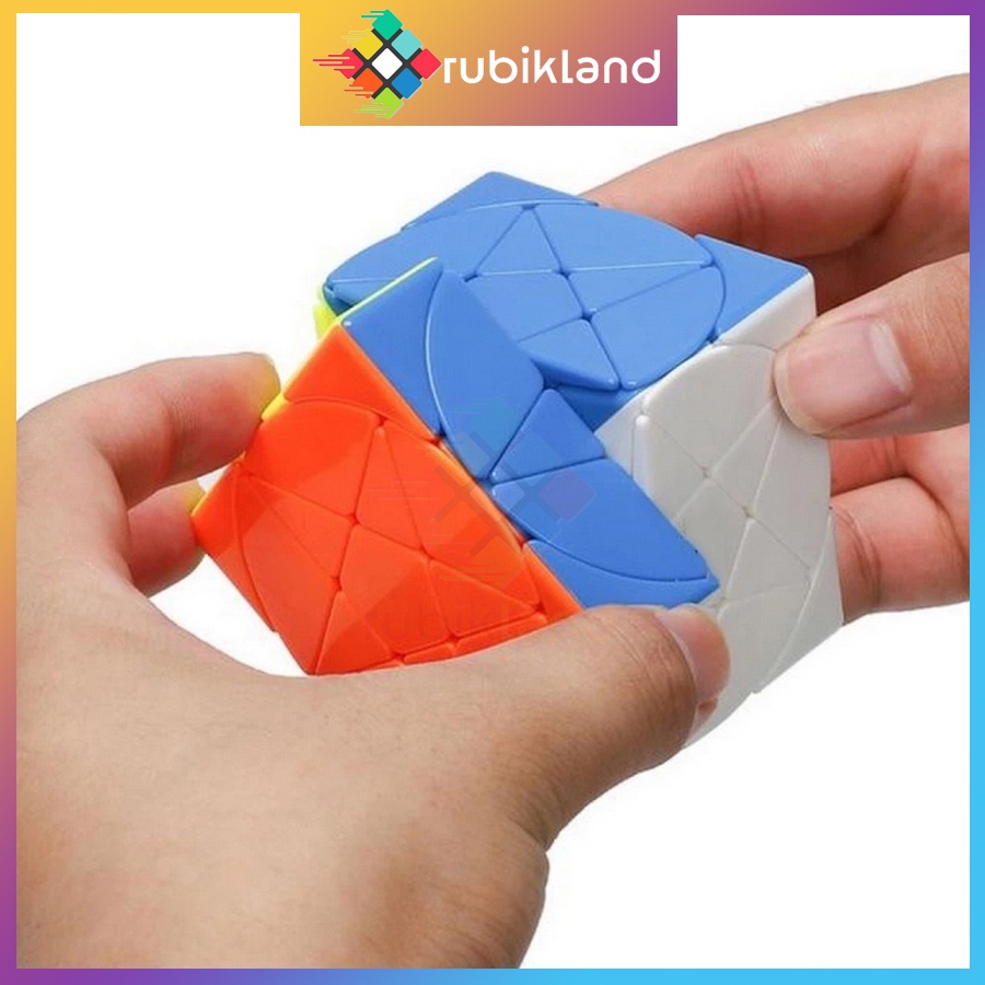 Rubik Biến Thể Pentacle Cube Stickerless Rubic Đồ Chơi Trí Tuệ Trẻ Em