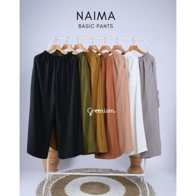 Naima Culottes Màu Xanh Lá Cây