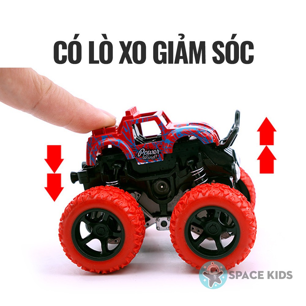 Đồ chơi cho bé Xe ô tô địa hình quán tính loại bánh to chạy đà Buggy, xe trớn địa hình Space Kids toys