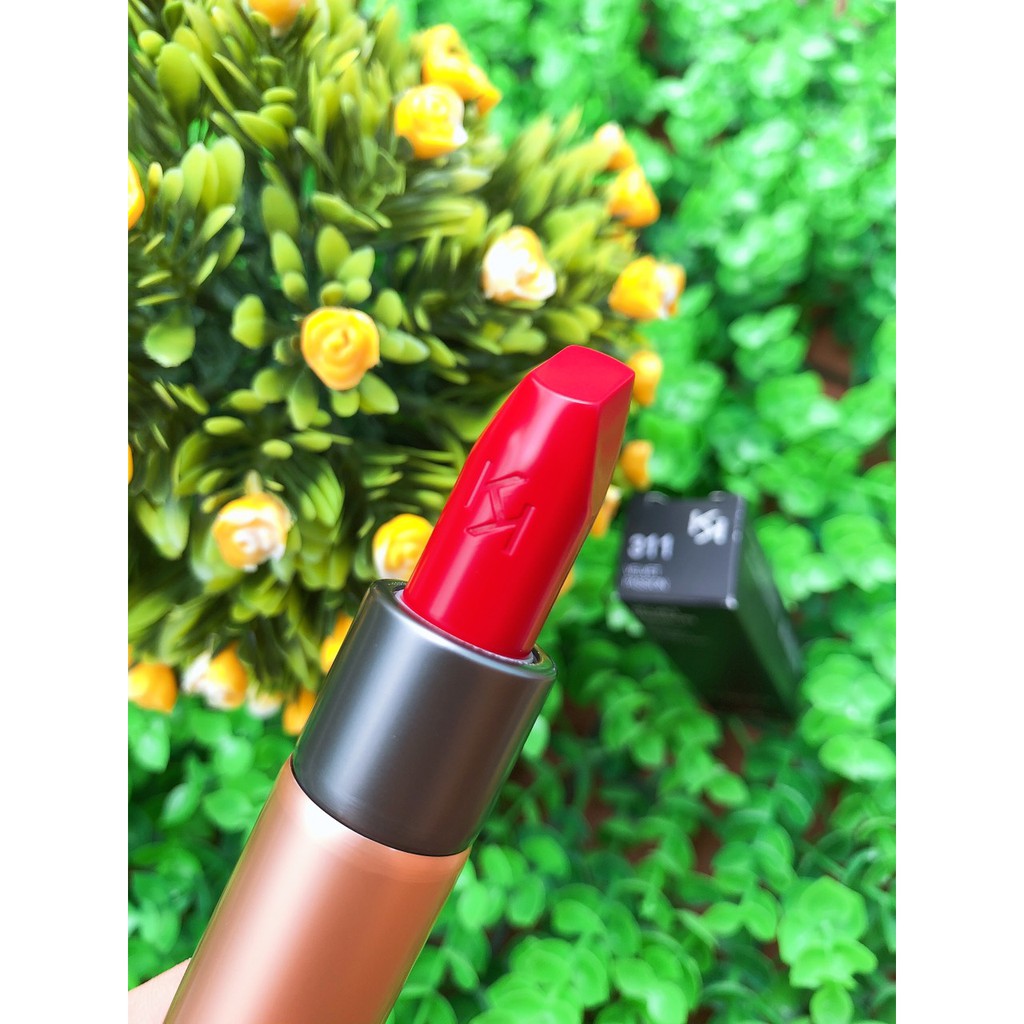 Son Kiko Velvet Passion Matte màu đỏ tươi 311/ mỹ phẩm chính hãng nhập tại Pháp dịp sale/ quà tặng ý nghĩa cho phụ nữ