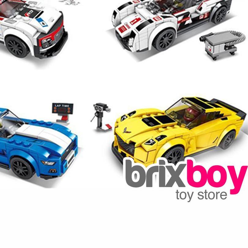 Mô Hình Đồ Chơi Lắp Ráp Lego Technic Chevrolet Corvette Z06 Fast Supercar Sy6795 190pc Brixboy