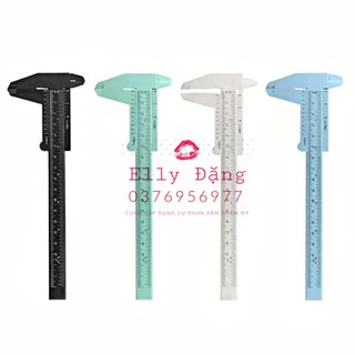 Thước nhựa đo lông mày , thước nhựa kéo đo mày