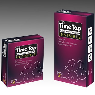 Bao cao su siêu mỏng Time Top - 10 cái