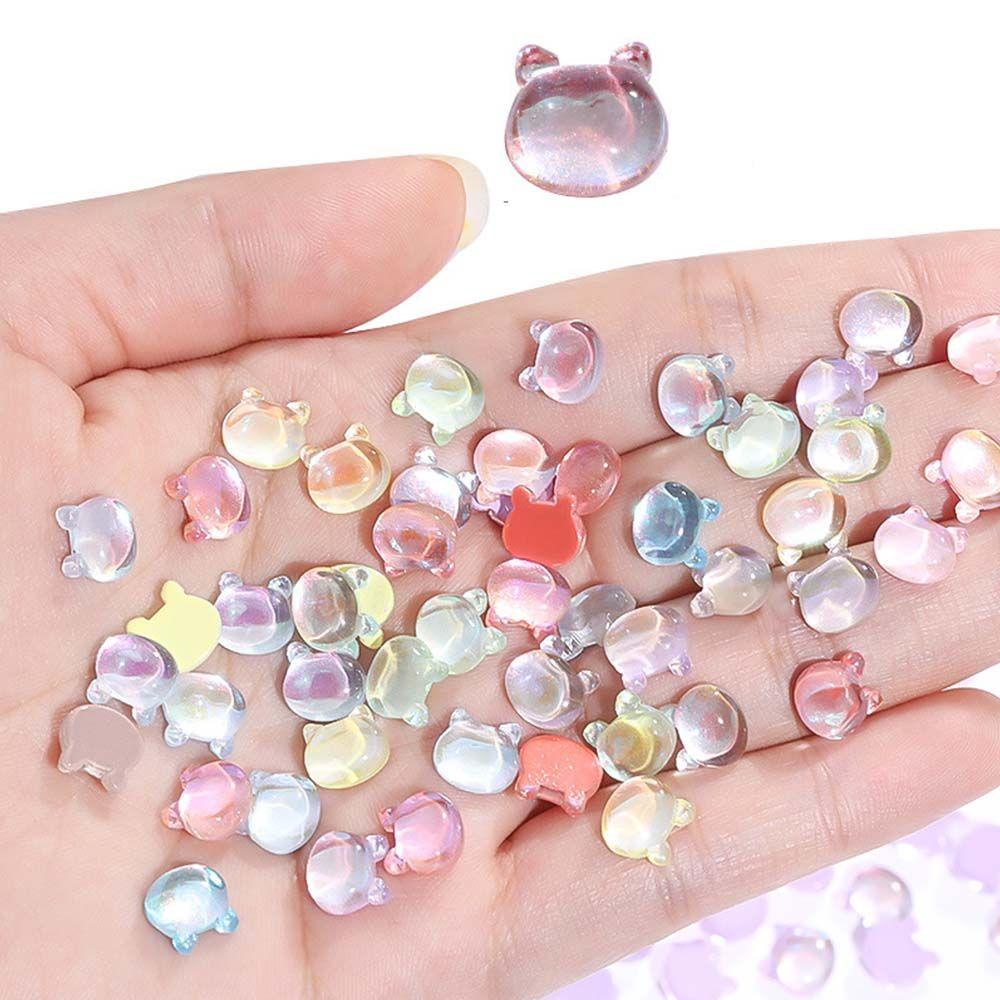 Phụ Kiện Trang Trí Móng Tay Nghệ Thuật Dễ Thương Thời Trang|Hình Dán Trang Trí Móng Tay Hình Gấu Xinh Xắn|Phụ Kiện Làm Móng Nghệ Thuật