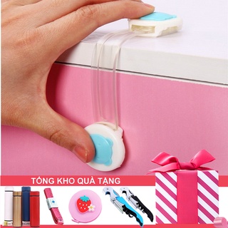 [Tổng Kho Quà] Dây Khóa Đai Nẹp Gài Cạnh Tủ, Cạnh Bàn, Tủ Lạnh, Ngăn Kéo Cửa - Chống Trẻ Em Mở Nghịch Kẹp Tay Tai Nạn