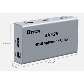 Bộ Chia HDMI 1 ra 4 Dtech DT-7144/7144A