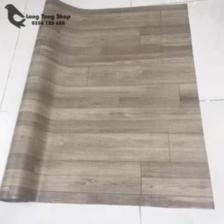 [ Loại nhám ] Thảm nhựa simili vân gỗ xám - thảm nhựa pvc trải sàn