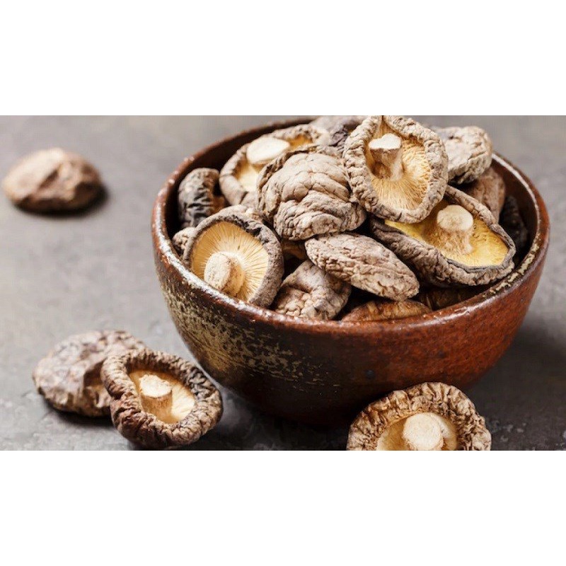 1KG Nấm Hương rừng Sapa sấy khô ăn chay ăn kiêng giảm cân loại 1 tThiên Thảo Organic