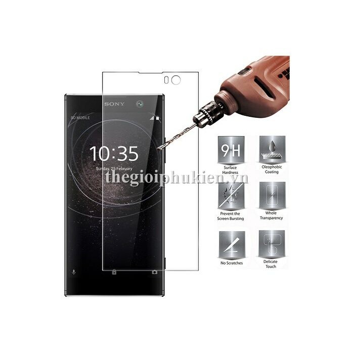 Tấm dán kính cường lực Sony XA2, XA2 Ultra hiệu Glass Pro - Không full màn hình