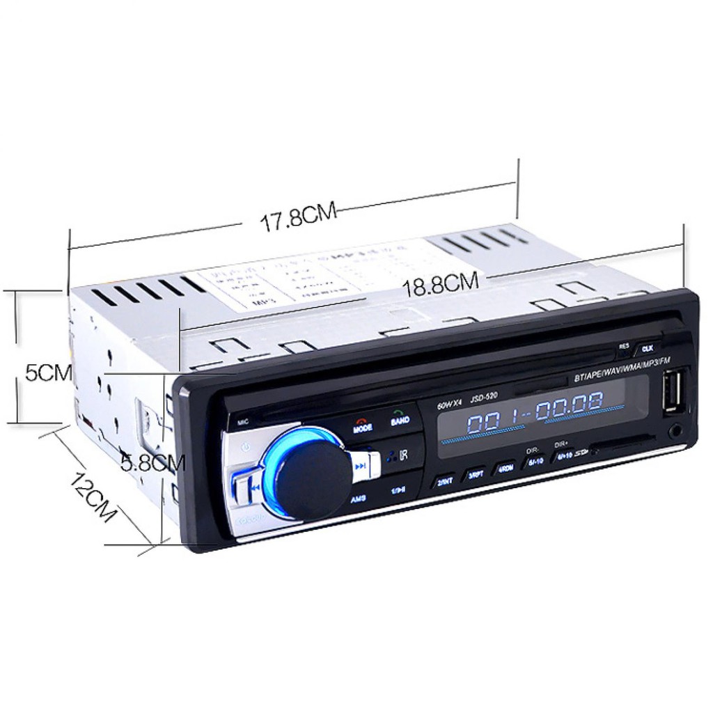 Băng Cát Sét Đa Năng Cho Xe Hơi Tích Hợp Máy Nghe Nhạc Mp3 / Đài Fm