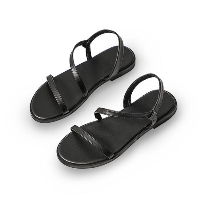 Giày Sandal Bệt quai xéo gót Giày dép xinh MYS