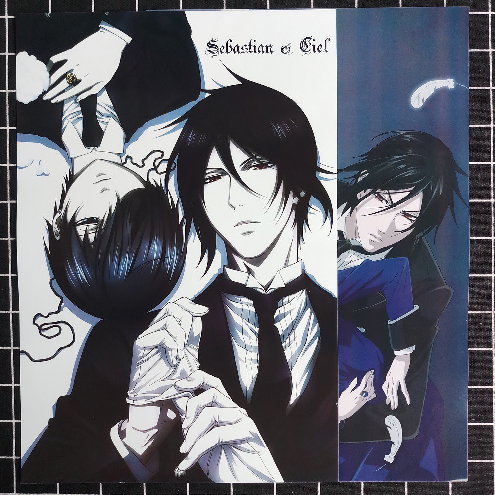 Poster Anime Hắc Quản Gia (8 Tờ)