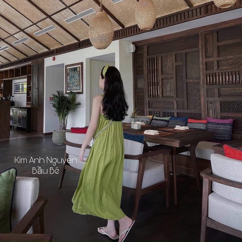 Đầm maxi 2 dây