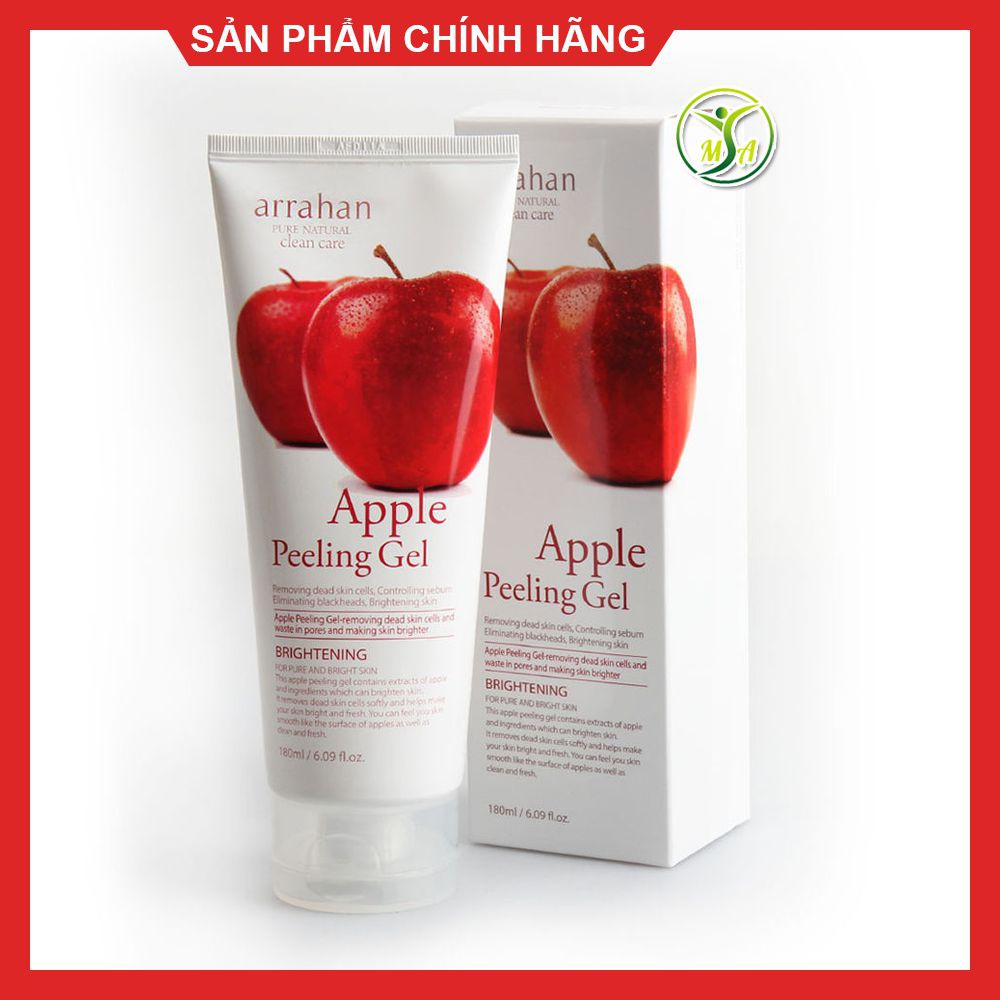 Gel tẩy da chết chiết xuất từ táo đỏ ARRAHAN Apple White Peeling