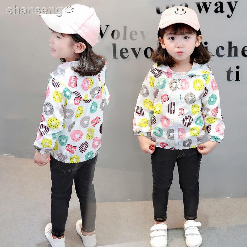 Áo Khoác Hoodie Có Khóa Kéo In Họa Tiết Hoạt Hình Phong Cách Phương Tây Thời Trang Thu Đông Cho Bé Gái