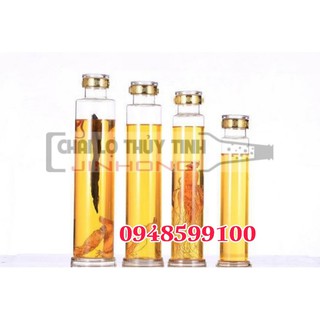 Bình Ngâm Rươu Nhân Sâm 1 Lít Cao Cấp Có Khóa