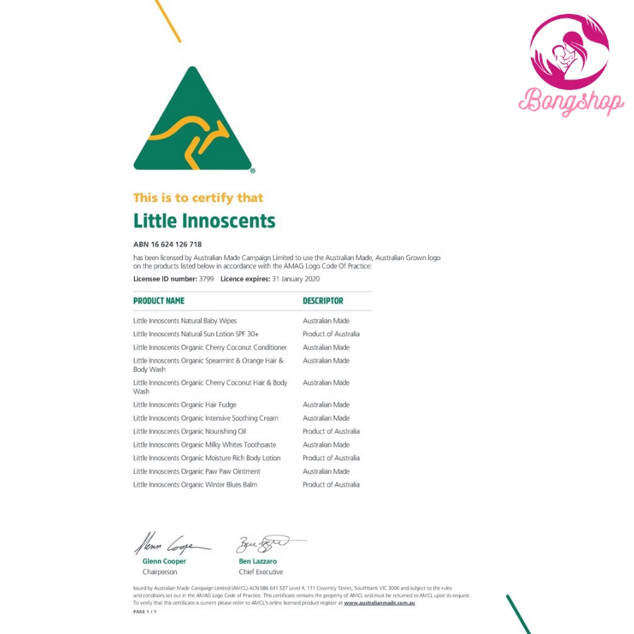 Dầu bôi ấm ngực Hữu cơ từ Khuynh Diệp  Little Innoscents Winter Blue Balm