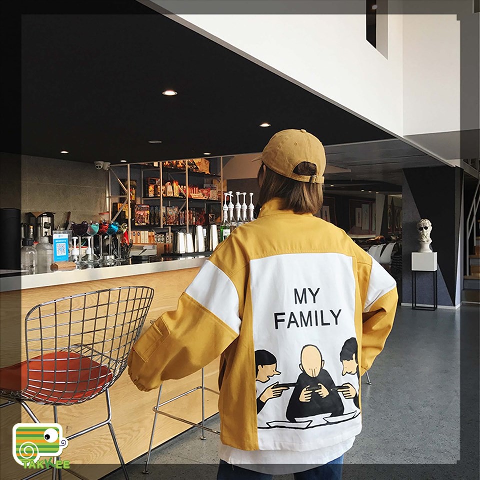 ÁO KHOÁC GIÓ 2 LỚP CHỐNG NẮNG CHỐNG BỤI PHỐI MÀU IN HÌNH SIÊU KUTE