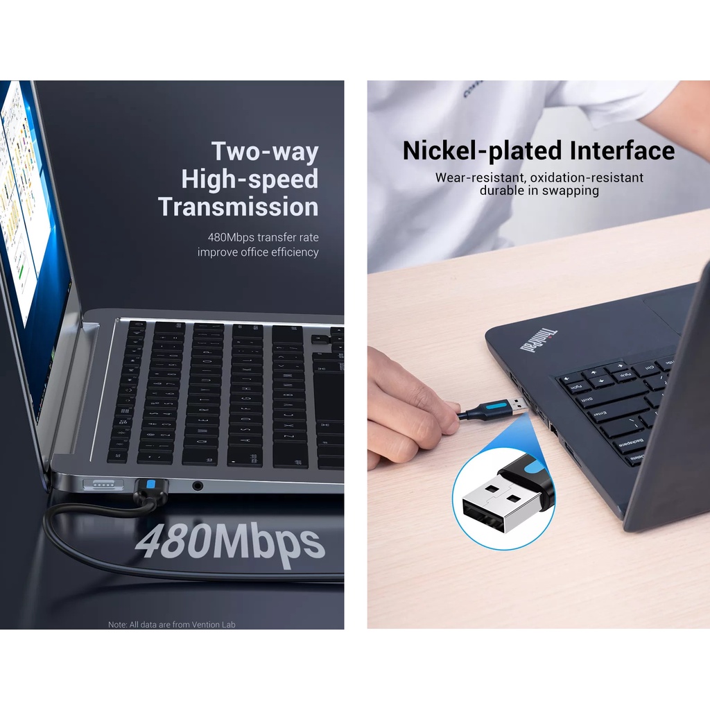 [Usb to Usb] Cáp 2 đầu USB 2.0 Vention COJB
