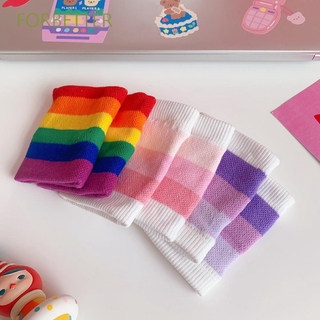 Băng Đeo Cổ Tay Thể Thao Bằng Vải Cotton Mềm Thoáng Khí Họa Tiết Sọc Màu