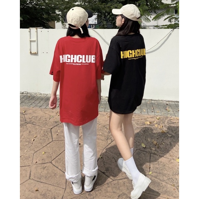 Áo Thun BASIC Tay Lỡ Unisex Nam/Nữ Nhiều Màu Cổ Tròn HIGHCLUB Brand Chính Hãng
