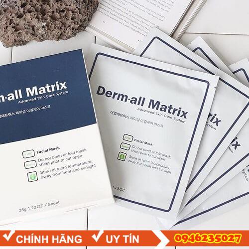 [CHÍNH HÃNG] Mặt nạ Derm all Matrix - lẻ 1 miếng