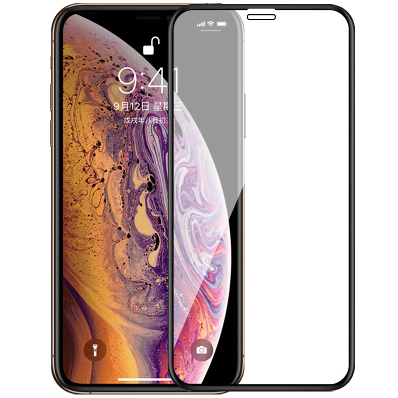 Kính cường lực bảo vệ toàn màn hình cho iPhone XS Max XR X 11 12 Pro Max 12mini 6 6s 7 8 Plus 5 5SE 2020