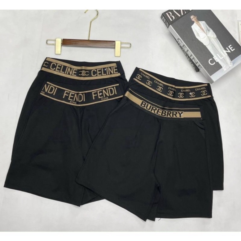 Quần short⚡️FREESHIP⚡️quần short đùi nữ cạp chữ vải umi hàn lạnh co giãn 4 chiều(cạp ngẫu nhiên) | BigBuy360 - bigbuy360.vn